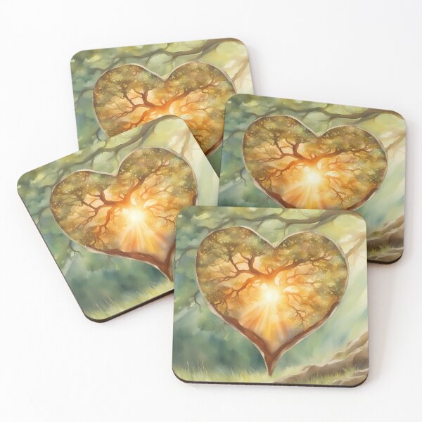 Item preview, Glowing Heart designed and sold by CalmnessbyChoice.