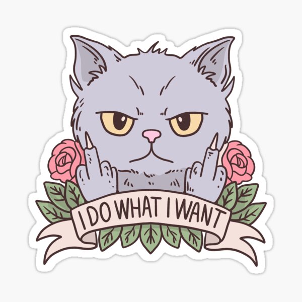 Artikel-Vorschau von Grumpy Cat Rebel – Ich mache, was ich will, designt und verkauft von Jess.a.creates.