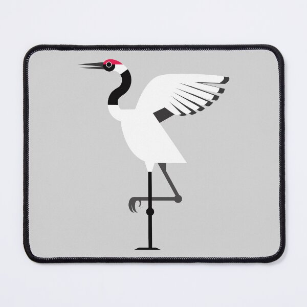 Item preview, Minimal Red-crowned Crane (Grus japonensis) designed and sold by Utter, Earth.