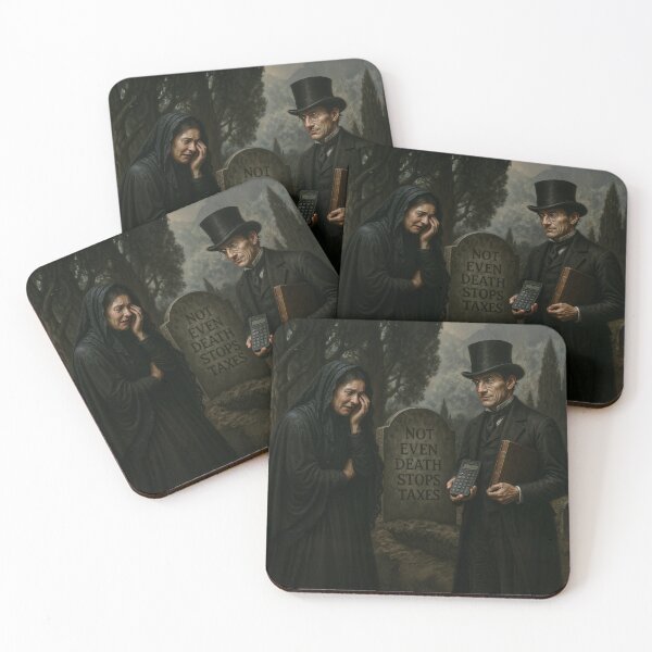 Item preview, Even when I'm dead, I won't stop paying taxes. designed and sold by Sartawsky.