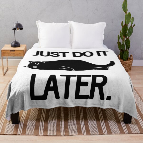 Item preview, Just Do It Later designed and sold by Angry Swan Designs.