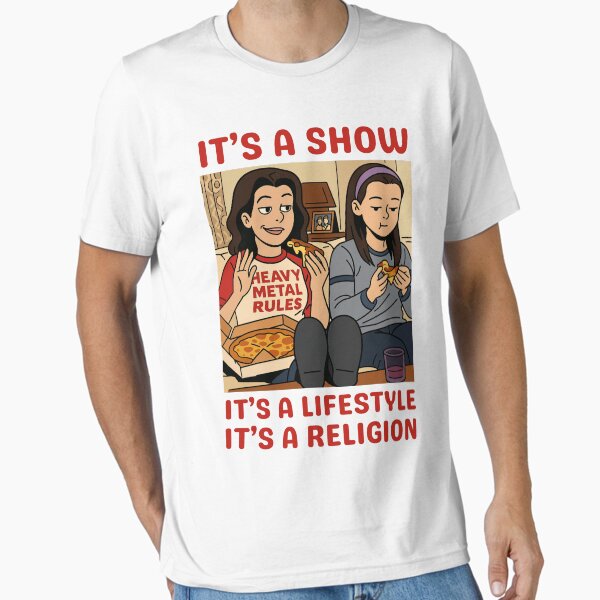 Vista previa del artículo con la obra «Es una religión», diseñado y vendido por Fanverse Merchandise.