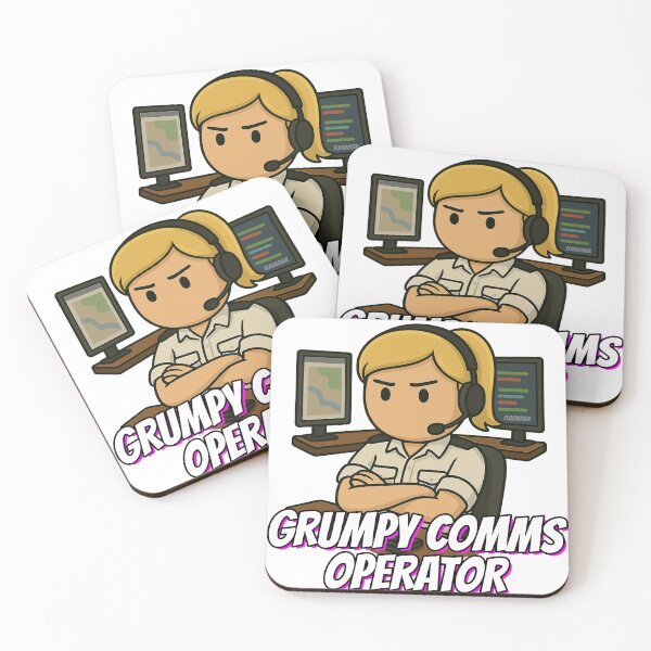 Item preview, Grumpy Comms Operator - Female designed and sold by Flashover.