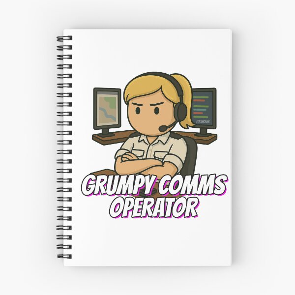 Item preview, Grumpy Comms Operator - Female designed and sold by Flashover.
