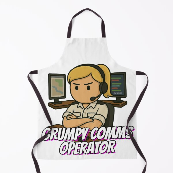 Item preview, Grumpy Comms Operator - Female designed and sold by Flashover.