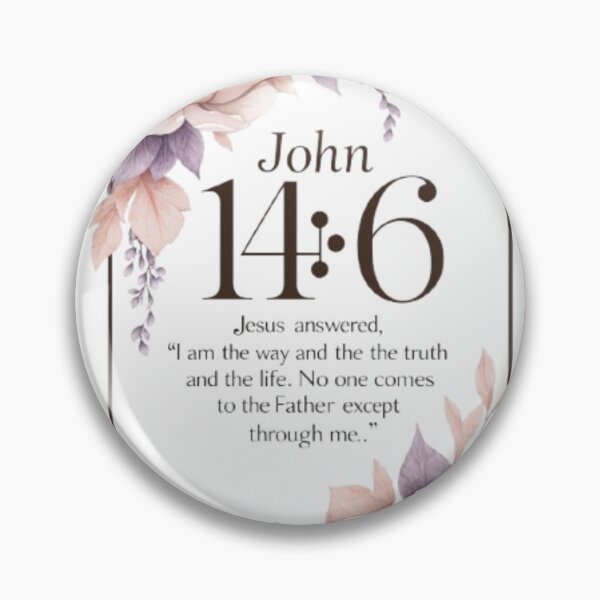 Item preview, John 14:6 bible verse designed and sold by aqua1001.