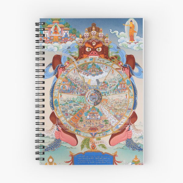 Item preview, Tibetan Buddhist Thangka - Wheel of life - Bhavachakra designed and sold by Onodera.