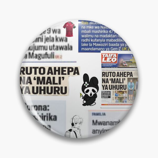 Item preview, Scribbles in Swahili Newspaper cutouts. designed and sold by Kimerley.