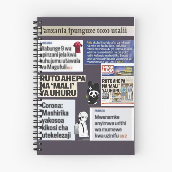 Item preview, Scribbles in Swahili Newspaper cutouts. designed and sold by Kimerley.