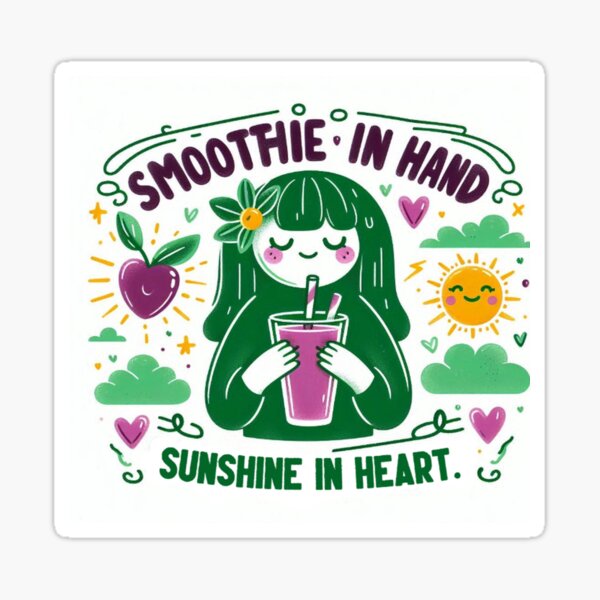 Item preview, Smoothie in Hand, Sunshine in Heart-The health designed and sold by DaykoArt.