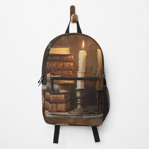 Item preview, Dark Academia Aesthetic Art: Candlelit Leather Study designed and sold by bapupa.