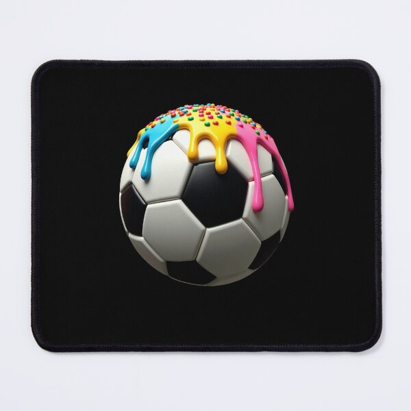 Item preview, Dripping Icing Soccer Ball – Sweet and Sporty Design designed and sold by haitrieuic96.