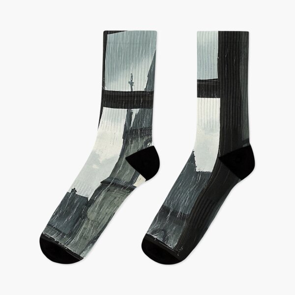 Item preview, Dark Academia Aesthetic Art: Rainy Gothic View designed and sold by bapupa.