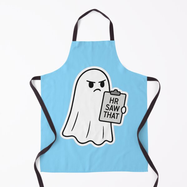 Item preview, “HR Saw That” – Judgy Ghost Sticker for Your Office Missteps designed and sold by WAUZ.