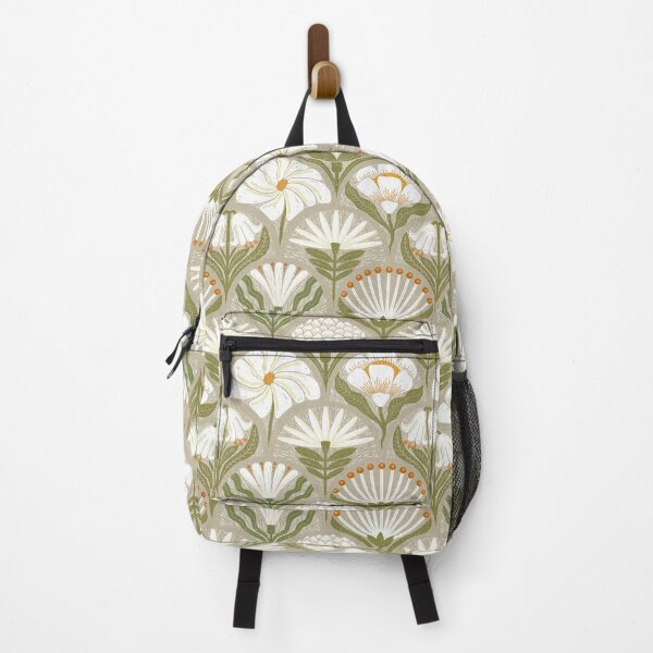 Item preview, Petal Imprints - Block Print Florals C-Coral Reef designed and sold by Carina Parry Studios.