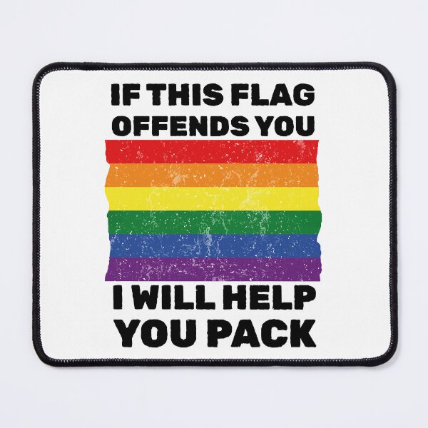 Item preview, If This Flag Offends You designed and sold by Angry Swan Designs.