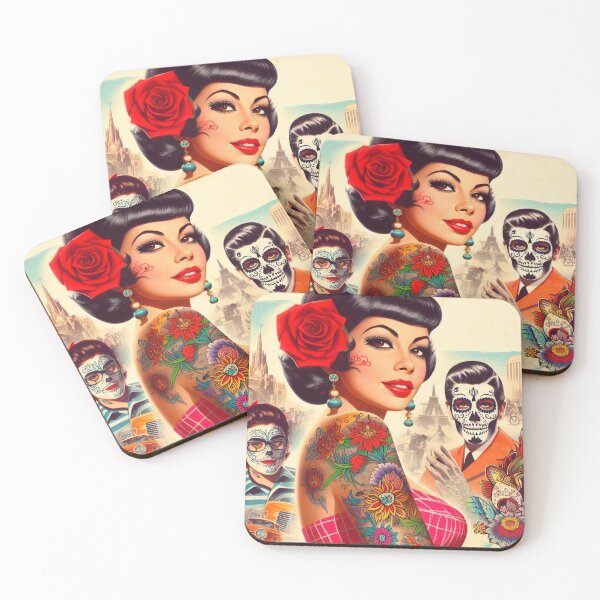 Item preview, Retro Inked Pinup designed and sold by PulpVintage.