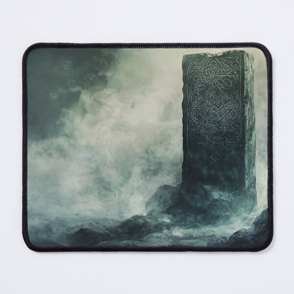 Item preview, Dark Fantasy Art: Runestone Fog Altar designed and sold by bapupa.