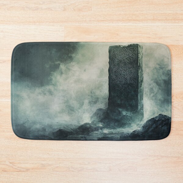 Item preview, Dark Fantasy Art: Runestone Fog Altar designed and sold by bapupa.