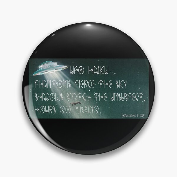 Item preview, UFO Haiku designed and sold by EyeMagined.