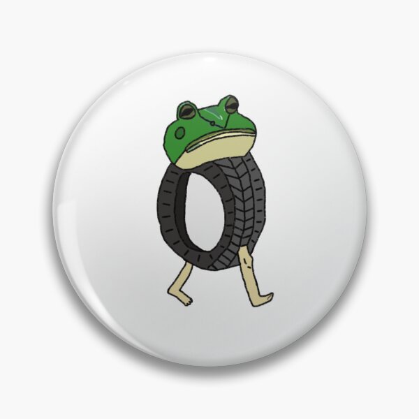Item preview, tire frog designed and sold by stickerssbysoph.