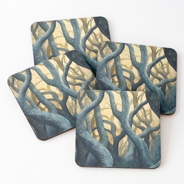 Item preview, Dark Fantasy Art: Twisted Whispering Forest designed and sold by bapupa.
