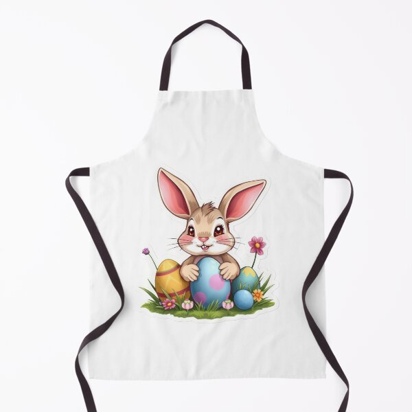 Item preview, Cute Easter bunny with Easter eggs sticker,Happy Easter,Easter Day,Cute Easter designed and sold by Expressions-Sel.
