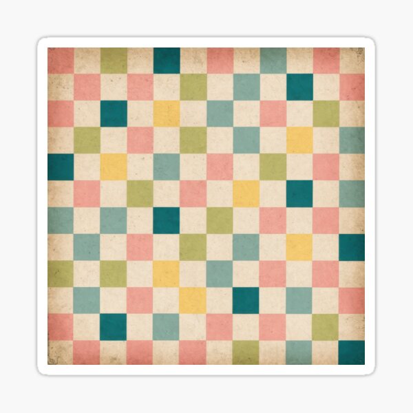 Item preview, Pastel Checkerboard designed and sold by Angry Swan Designs.