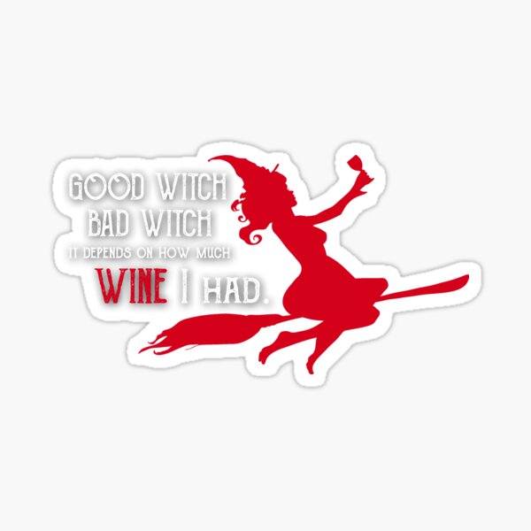 Good Witch Bad Witch Sticker