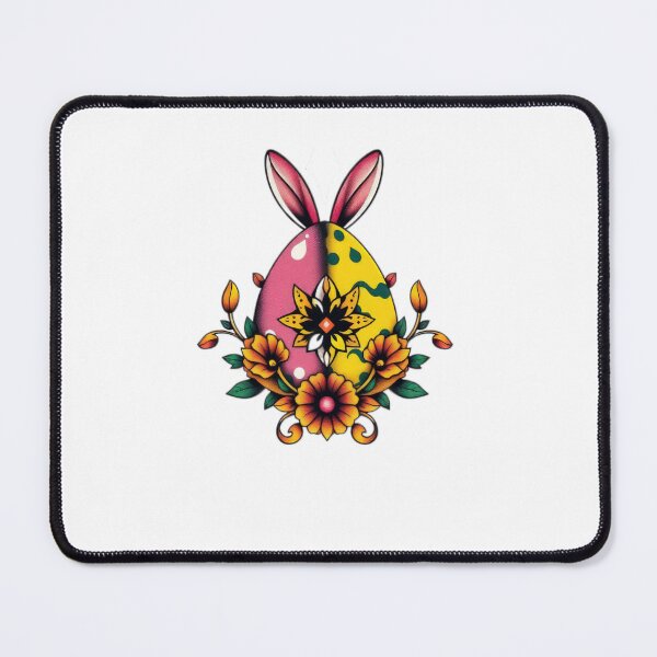 Item preview, Easter egg floral yellow ears,Happy Easter,Easter Day,easter illustration designed and sold by Expressions-Sel.