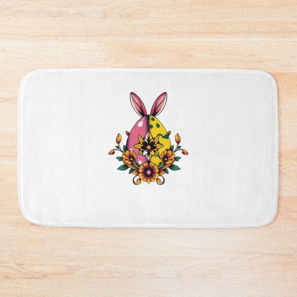 Item preview, Easter egg floral yellow ears,Happy Easter,Easter Day,easter illustration designed and sold by Expressions-Sel.