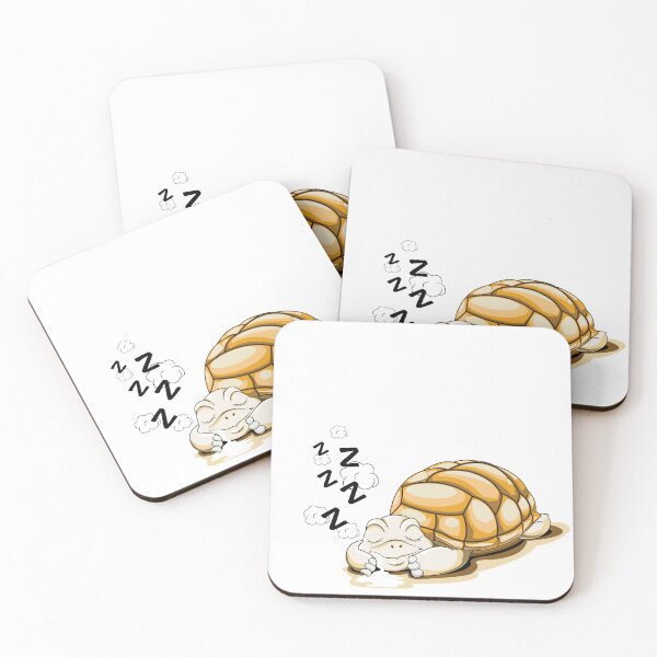 Item preview, A collection of adorable cartoon turtle sleeping stickers showing a wide range of emotions designed and sold by GreatDesignUnd.