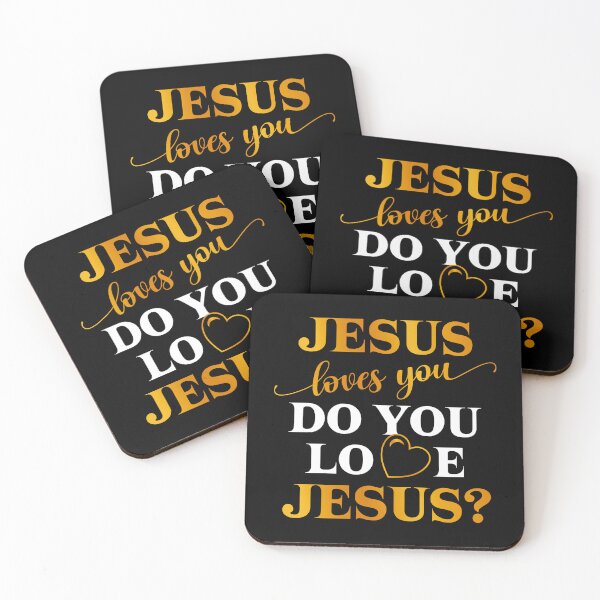 Item preview, Jesus loves you - do you love Jesus? designed and sold by ajkbilder.