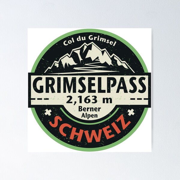 Artikelvorschau, Grimselpass, Schweiz entworfen und verkauft von studio838.