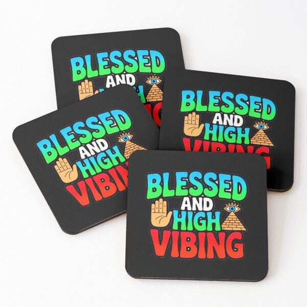 Item preview, Blessed And High Vibing designed and sold by SteezeeStore.
