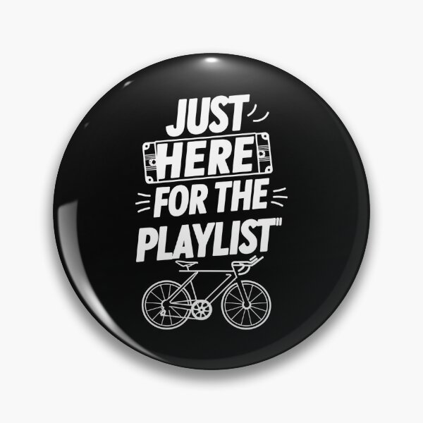 Item preview, Just Here For The Playlist Indoor Cycling designed and sold by DomTeesHaven.