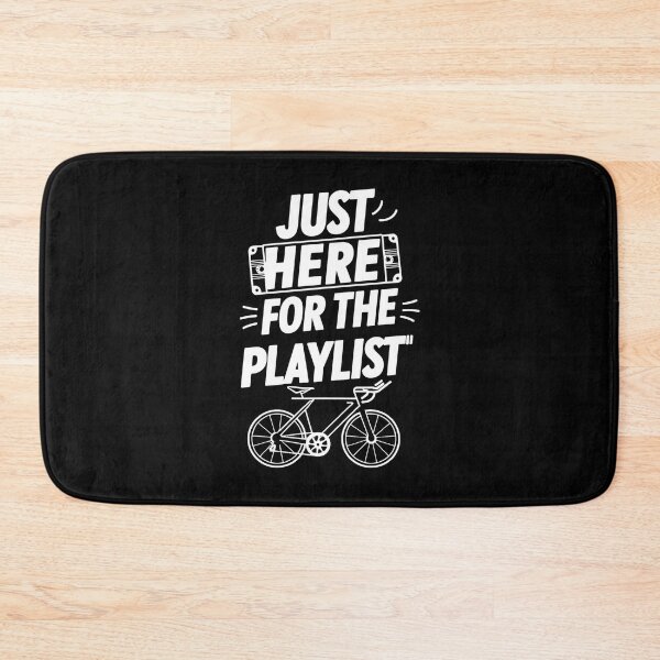 Item preview, Just Here For The Playlist Indoor Cycling designed and sold by DomTeesHaven.
