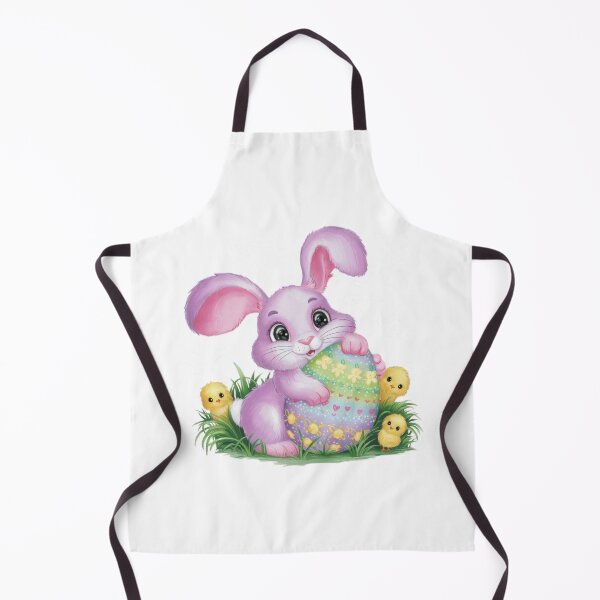 Item preview, Cute Easter pink bunny with colored egg and chicks ,Happy Easter,Easter Day,Cute Easter designed and sold by Expressions-Sel.