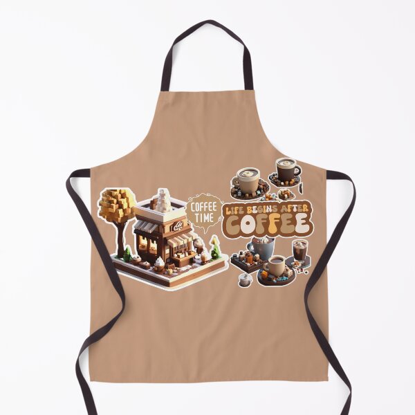 Item preview, AI-Inspired Coffee & Hot Chocolate in a Cozy City Cafe – Warm Brown, Beige & Cream Design designed and sold by Rainbow Paws Garden.
