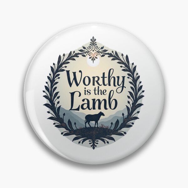 Item preview, Worthy is the Lamb – Revelation 5:12 Faith, Love, and New Beginnings – Happy Easter! designed and sold by ebocraft.