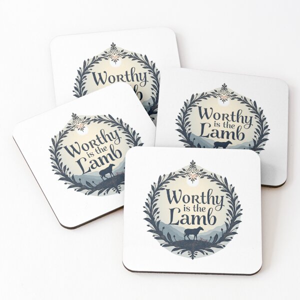 Item preview, Worthy is the Lamb – Revelation 5:12 Faith, Love, and New Beginnings – Happy Easter! designed and sold by ebocraft.