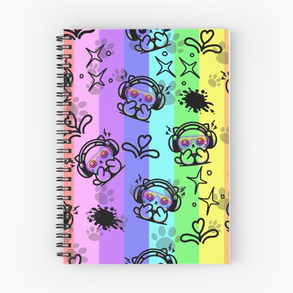 Item preview, Rainbow neurodiverse Cat Pattern designed and sold by Fr0mtheMachine.