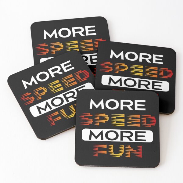 Item preview, More Speed - More Fun designed and sold by ajkbilder.