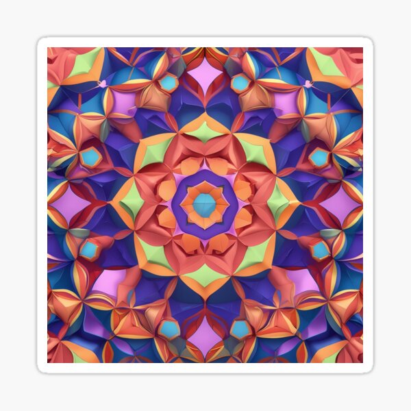 Item preview, Hexagram flower designed and sold by Hypnodelic.
