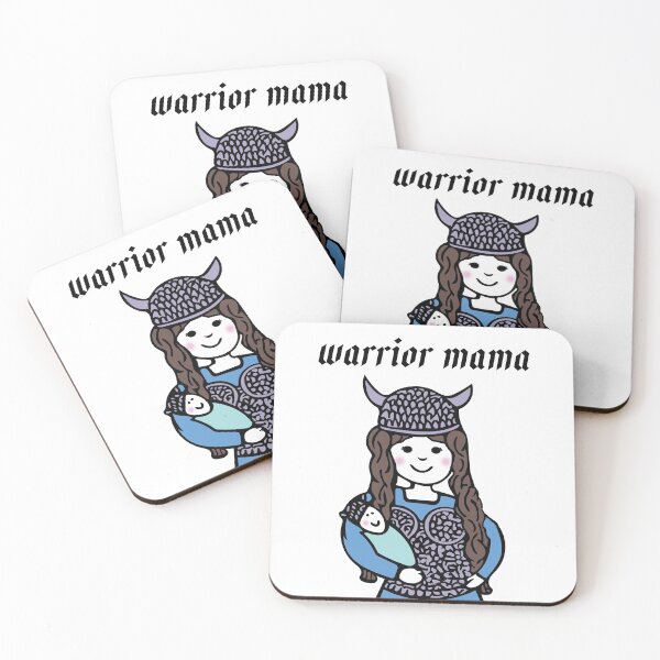Artikelvorschau, Krieger Mama - Brünette Walküre Mama entworfen und verkauft von LittleBettyMakes.