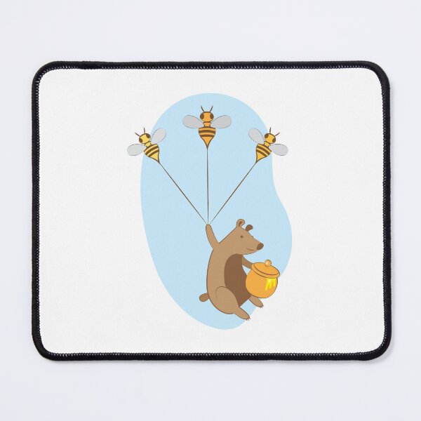 Item preview, Bear Carried by Bees designed and sold by jazzydevil.