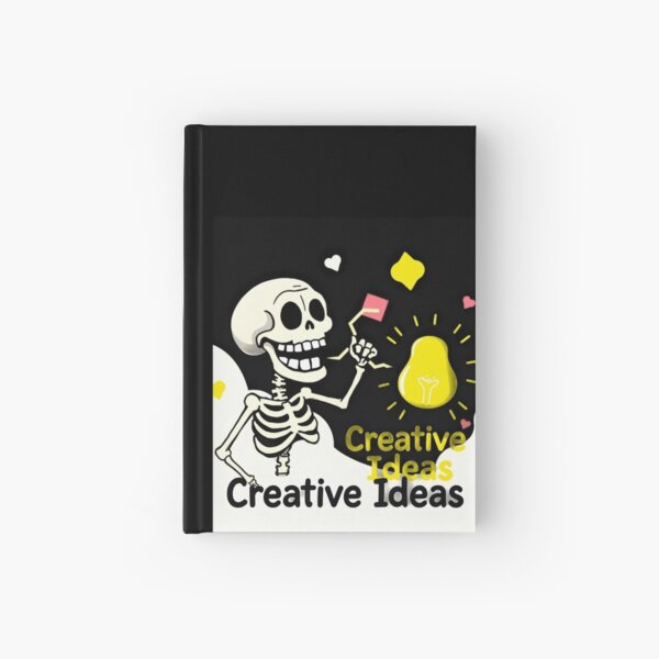 Item preview, Skeleton with Lightbulb - Creative Ideas Illustration designed and sold by Elzahra0.