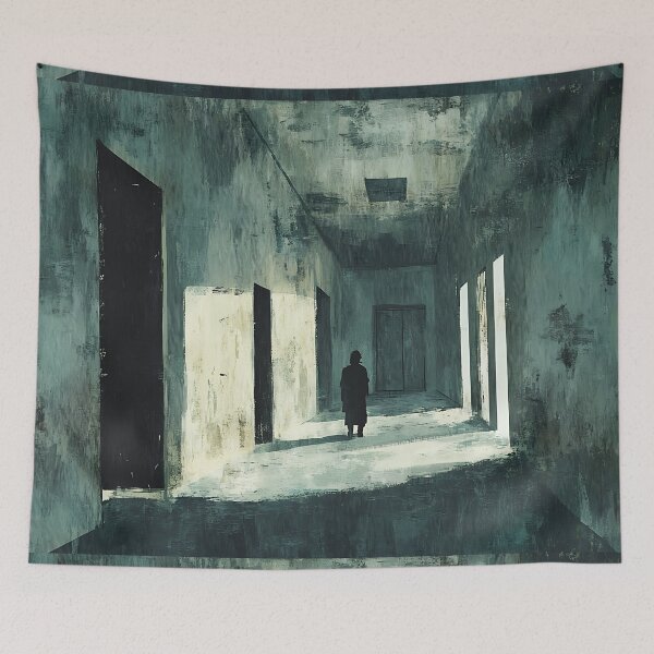 Item preview, Horror Art: Shadowy Corridor Lurker designed and sold by bapupa.