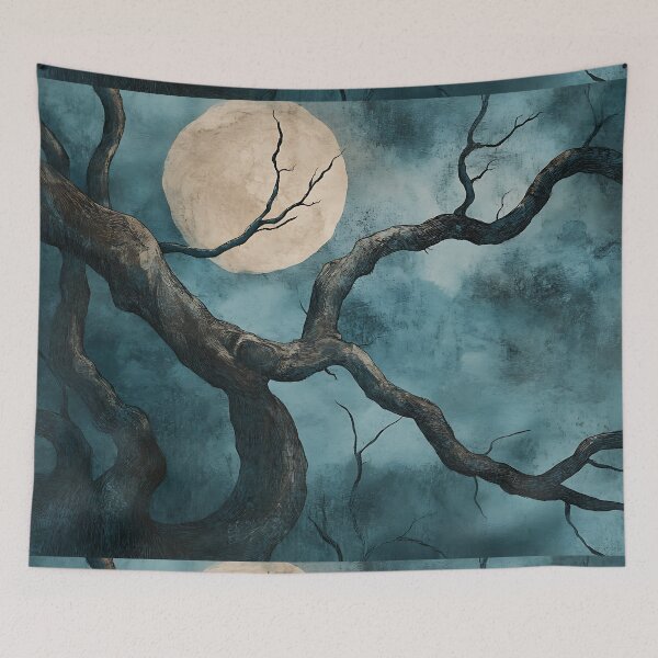 Item preview, Horror Art: Twisted Stormy Branches designed and sold by bapupa.
