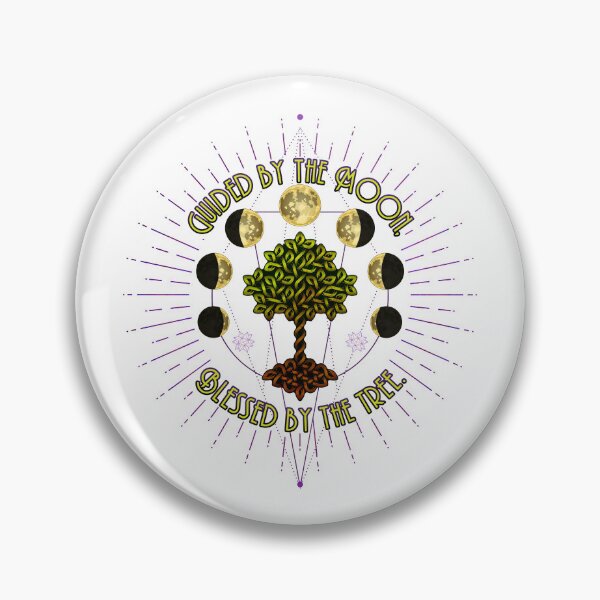 Item preview, Guided By The Moon, Blessed By The Tree designed and sold by TheMoonlightShop.